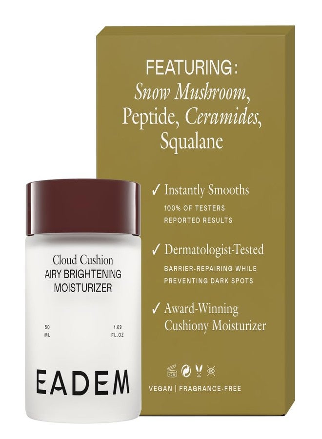 EADEM Cloud Cushion, Face Moisturizer Cream, Skin Care Ultra Repair Cream, Skin Barrier Repair, Hydrating Skincare Cleanser & Moisturizer with Peptides & Ceramides, Face Cleanser, 1.69 oz - Image 1